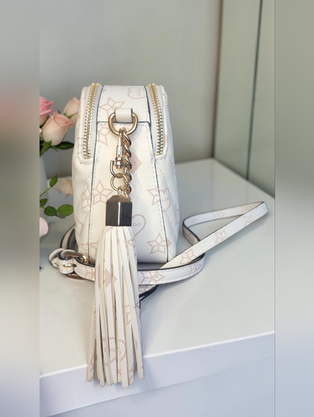 Cream-colored ALDO Crossbody Bag - Picture 4 of 14